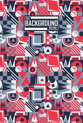 Abstract pattern with geometric concept