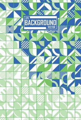Abstract pattern with geometric concept