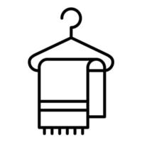 Bath Towel vector icon