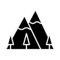 Mountains vector icon