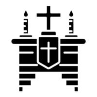 Altar vector icon