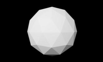 3D diagonal ball photo