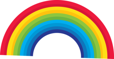 arcobaleno grafico elemento png