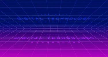 Digital technology metaverse neon blue pink background, cyber information, abstract speed connect communication, innovation future meta tech, internet network connection, Ai big data, illustration 3d vector