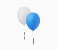 3d Realistic Balloon vector Illustration