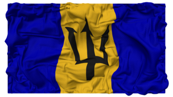 barbados flagga vågor med realistisk stöta textur, flagga bakgrund, 3d tolkning png