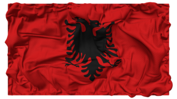 Albania bandiera onde con realistico urto struttura, bandiera sfondo, 3d interpretazione png