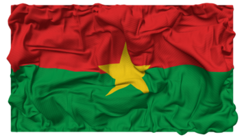 burkina faso bandera olas con realista bache textura, bandera fondo, 3d representación png