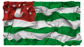 abkhazia bandeira ondas com realista colisão textura, bandeira fundo, 3d Renderização png