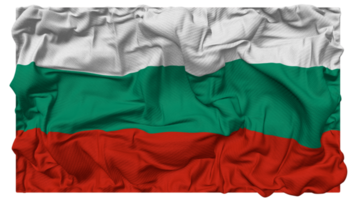 Bulgaria Flag Waves with Realistic Bump Texture, Flag Background, 3D Rendering png