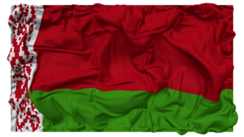 Wit-Rusland vlag golven met realistisch buil textuur, vlag achtergrond, 3d renderen png