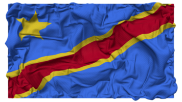 Democratic Republic of the Congo Flag Waves with Realistic Bump Texture, Flag Background, 3D Rendering png