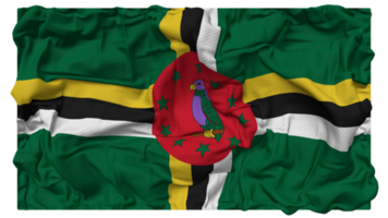 dominica bandeira ondas com realista colisão textura, bandeira fundo, 3d Renderização png