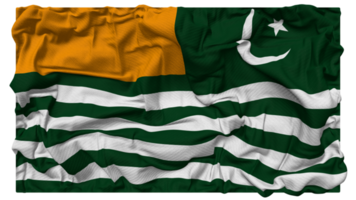 azad jammu en Kasjmir vlag golven met realistisch buil textuur, vlag achtergrond, 3d renderen png