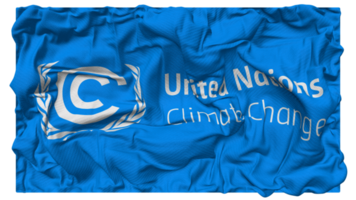 United Nations climate change Flag Waves with Realistic Bump Texture, Flag Background, 3D Rendering png