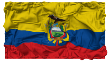 ecuador flagga vågor med realistisk stöta textur, flagga bakgrund, 3d tolkning png