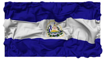 El Salvador Flag Waves with Realistic Bump Texture, Flag Background, 3D Rendering png
