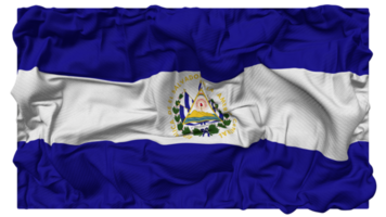 el salvador flagga vågor med realistisk stöta textur, flagga bakgrund, 3d tolkning png