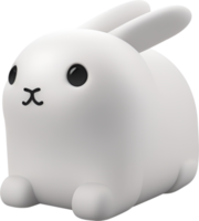 3d lapin icône illustration. png