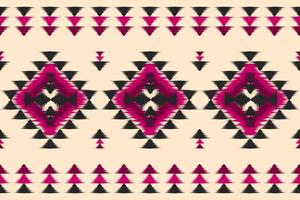 Carpet ethnic tribal pattern art. Ethnic ikat seamless pattern. American, Mexican style. vector