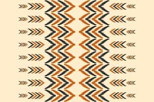 Carpet ethnic ikat pattern art. Geometric ethnic ikat seamless pattern in tribal. Mexican style. vector