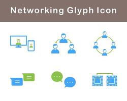 Networking Vector Icon Set