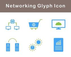 Networking Vector Icon Set