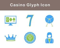 casino vector icono conjunto