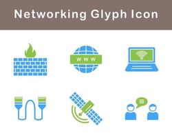 redes vector icono conjunto