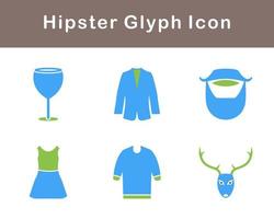 Hipster Vector Icon Set