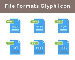 File Formats Vector Icon Set