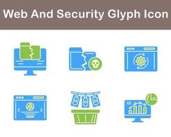 Web And Security Vector Icon Set