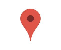 Google Map Symbol Logo Red Design Vector Illustration