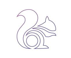 UC Browser Brand Logo Symbol Purple Design Alibaba Software Vector Illustration
