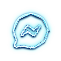 Messenger Logo Icon with Light Effect png