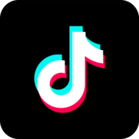 Tiktok social media logo icon png