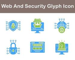 Web And Security Vector Icon Set