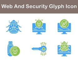 Web And Security Vector Icon Set