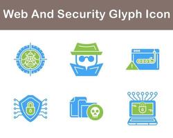 Web And Security Vector Icon Set