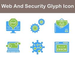 Web And Security Vector Icon Set