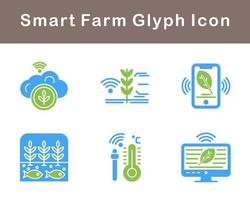Smart Farm Vector Icon Set