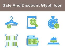 Sale And Discount Vector Icon Set