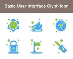 Basic User Interface Vector Icon Set