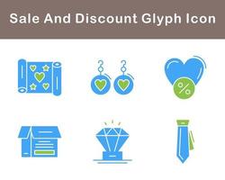 Sale And Discount Vector Icon Set