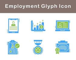 Employment Vector Icon Set