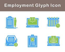 Employment Vector Icon Set