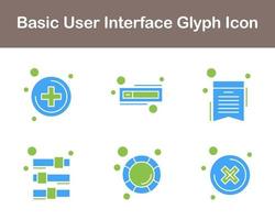 Basic User Interface Vector Icon Set