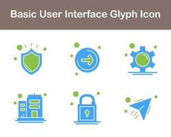 Basic User Interface Vector Icon Set