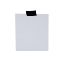 blank sketch book paper with glued black tape png