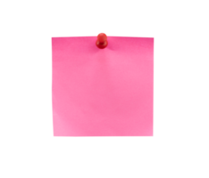 note paper with pin isolated png